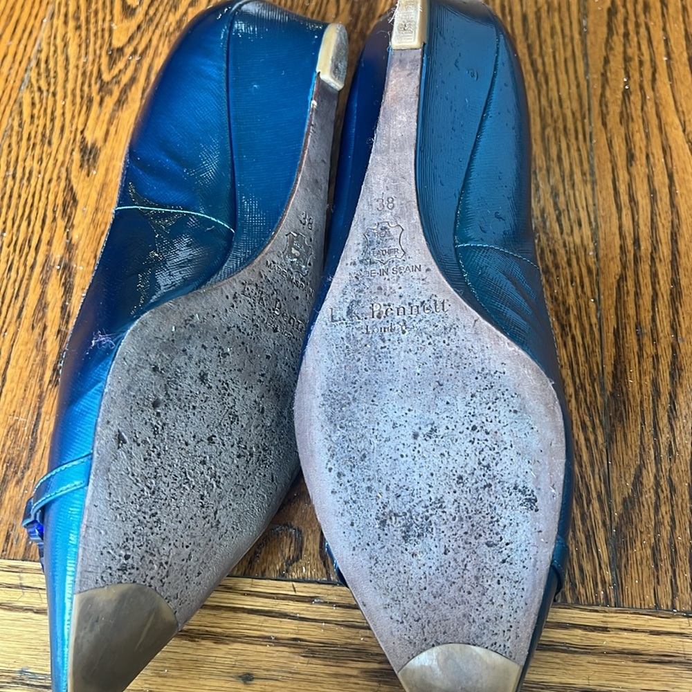 LK Bennett leather shoes, size 38 ( US 7.5 ) - Picture 5 of 9
